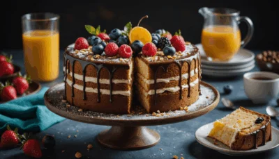 Recette de Cake Sans Gluten et Sans Lactose : un délice sain et accessible